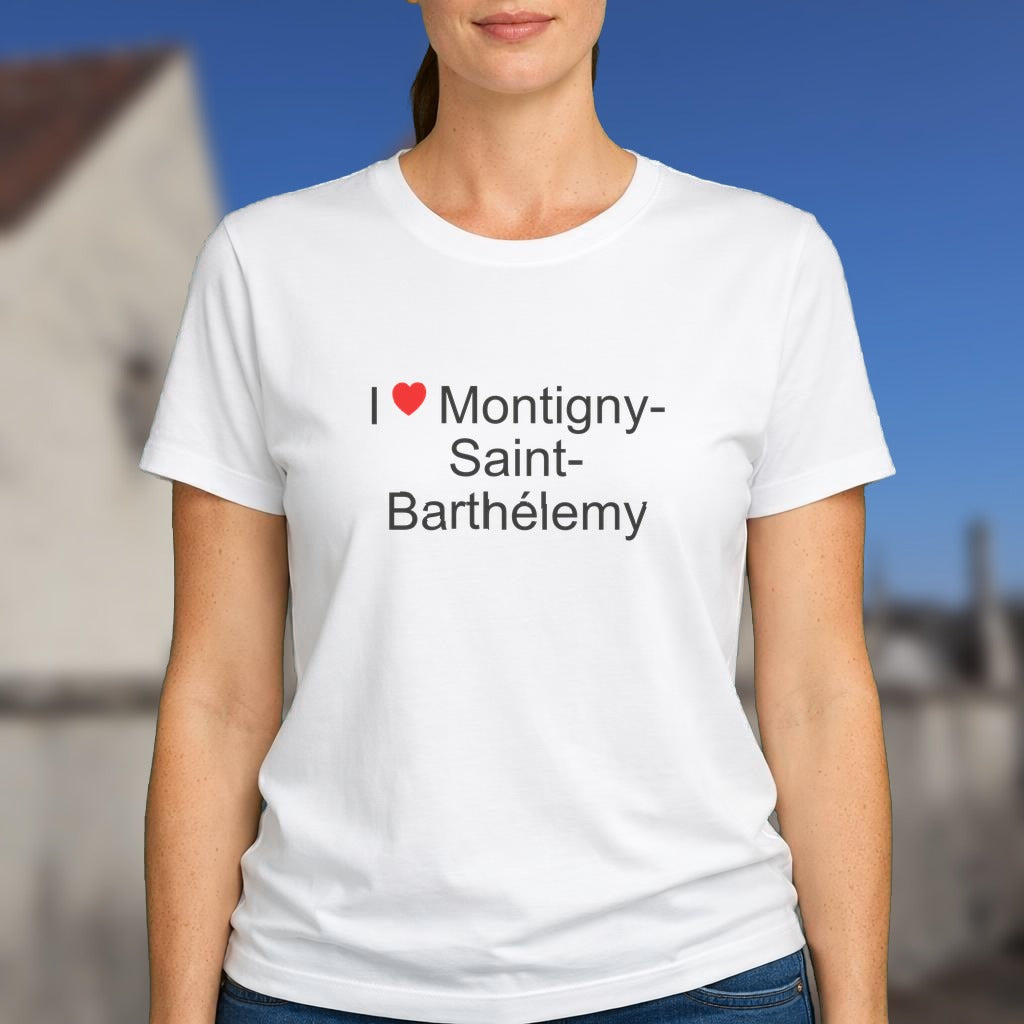 T-shirt I love Montigny-Saint-Barthélemy