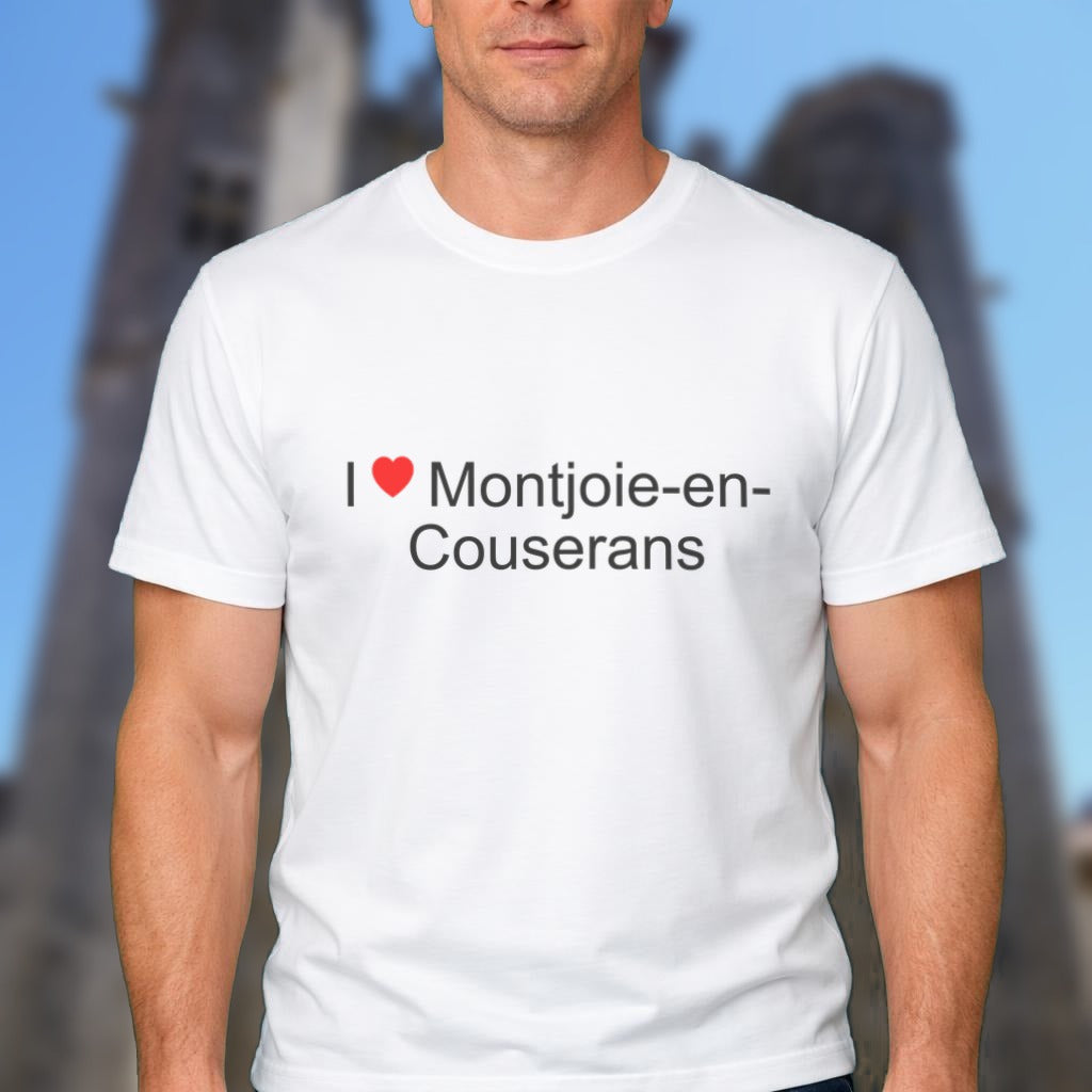 T-shirt I love Montjoie-en-Couserans porté