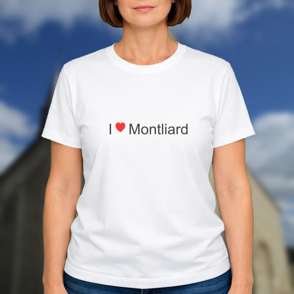 T-shirt I love Montliard