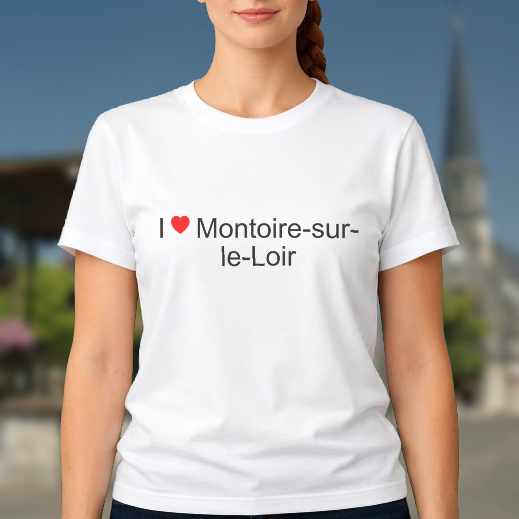 T-shirt I love Montoire-sur-le-Loir
