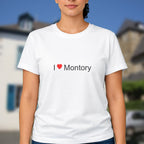 T-shirt I love Montory porté
