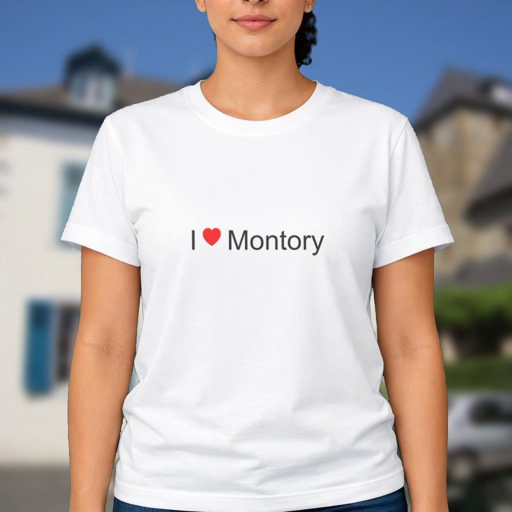 T-shirt I love Montory porté