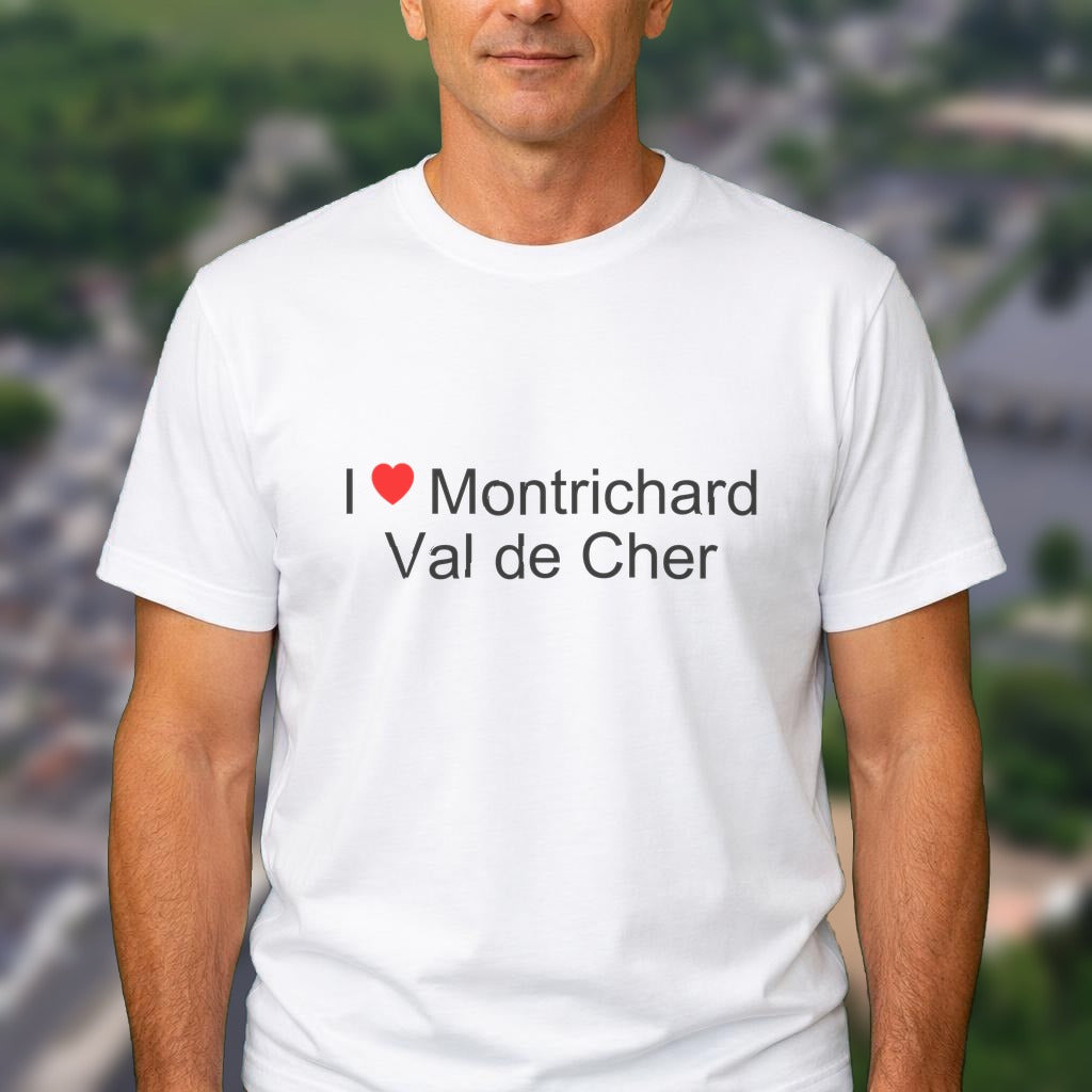 T-shirt I love Montrichard Val de Cher