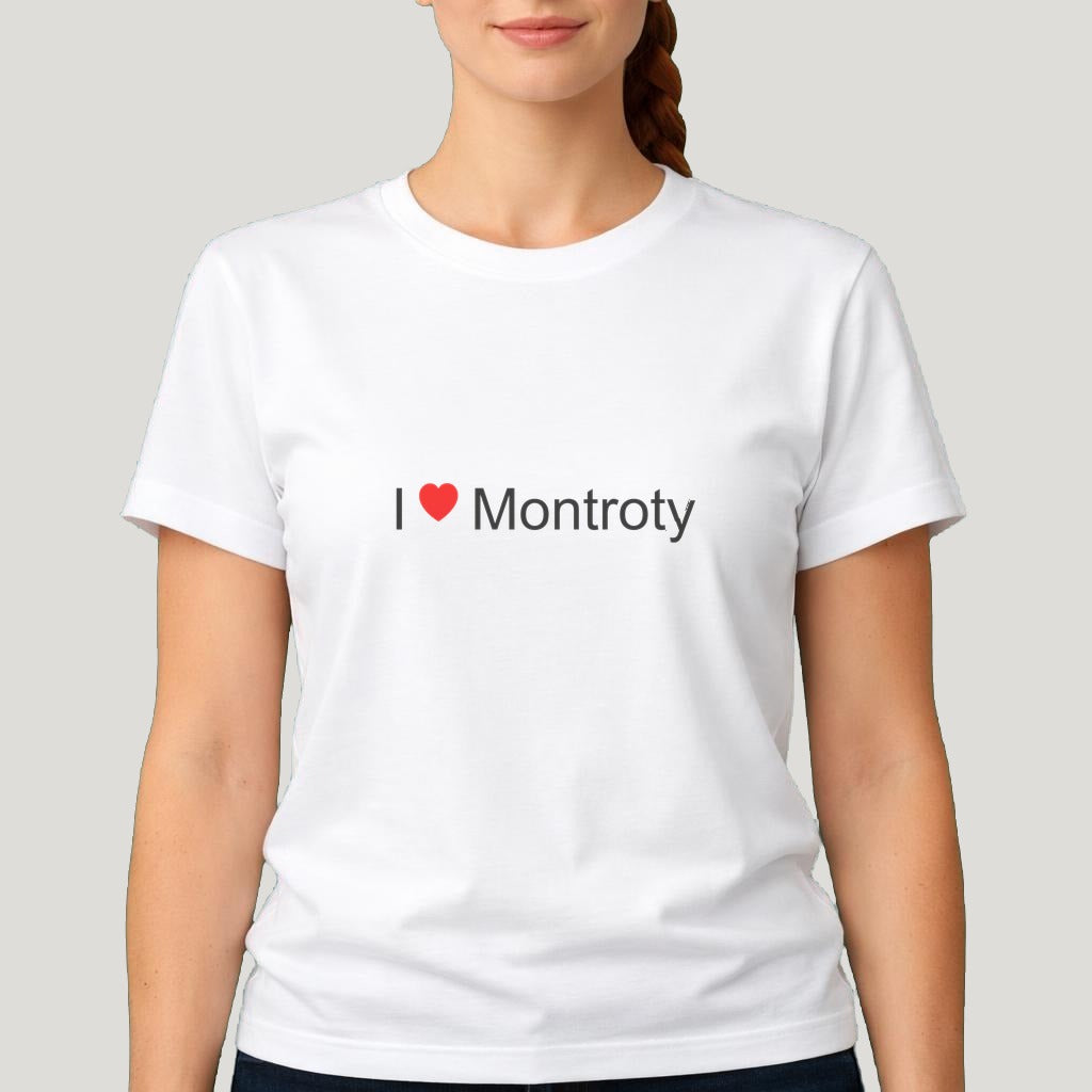 T-shirt I love Montroty