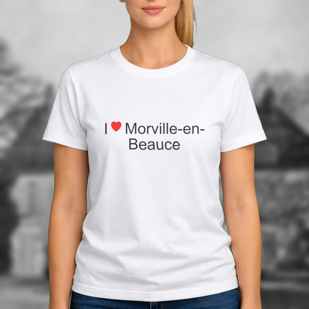 T-shirt I love Morville-en-Beauce