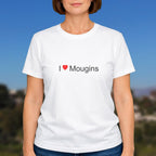 T-shirt I love Mougins porté