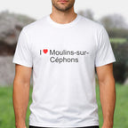 T-shirt I love Moulins-sur-Céphons