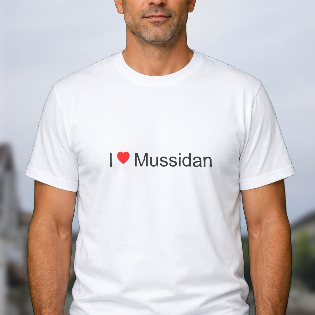 T-shirt I love Mussidan