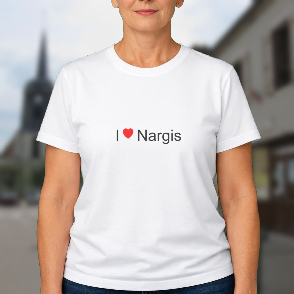 T-shirt I love Nargis