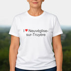 T-shirt I love Neuvéglise-sur-Truyère porté
