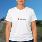 T-shirt I love Nibles porté