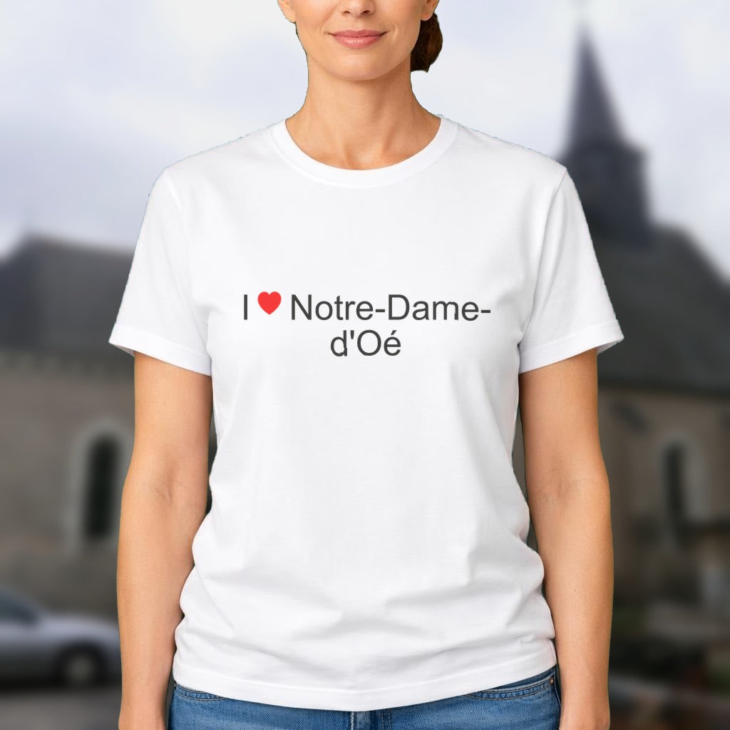 T-shirt I love Notre-Dame-d'Oé