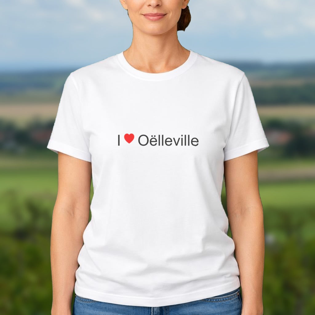 T-shirt I love Oëlleville