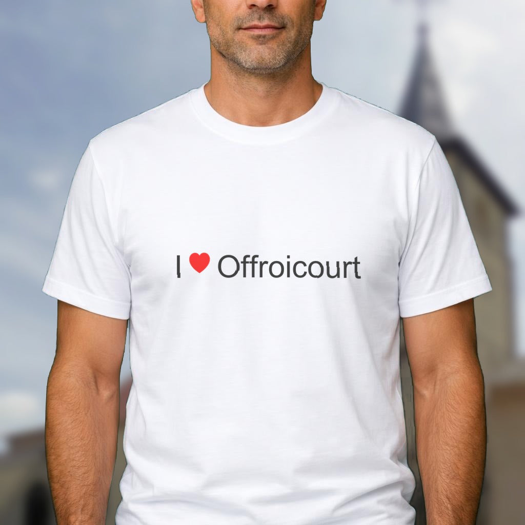 T-shirt I love Offroicourt