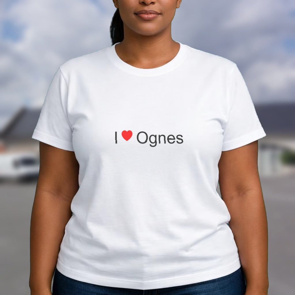 T-shirt I love Ognes