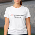 T-shirt I love Ouzouer-des-Champs