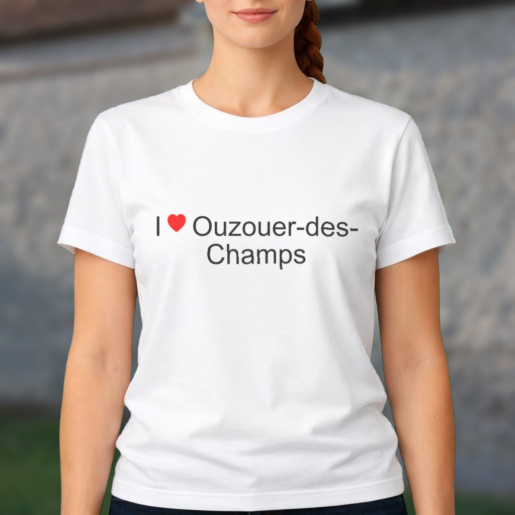 T-shirt I love Ouzouer-des-Champs