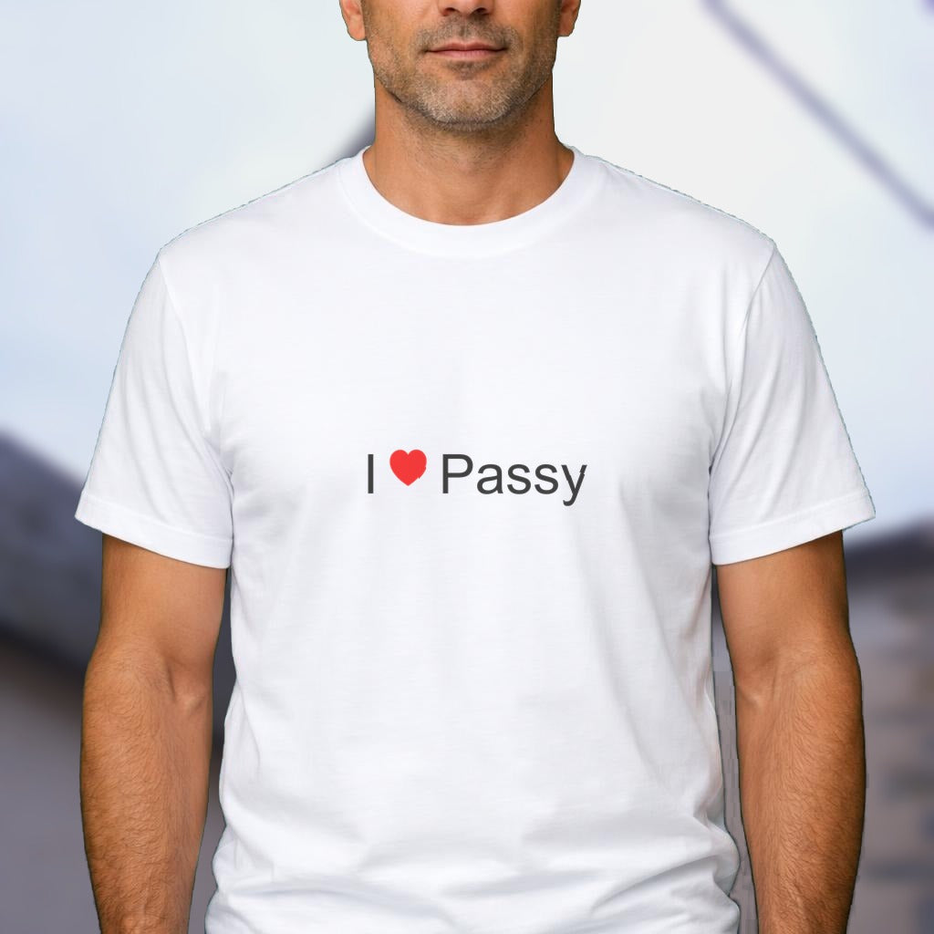 T-shirt I love Passy (71)