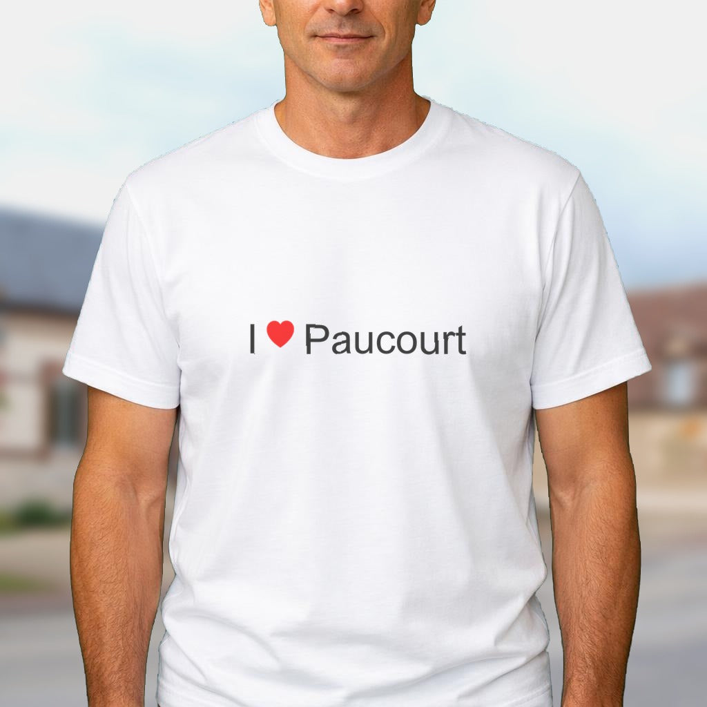 T-shirt I love Paucourt