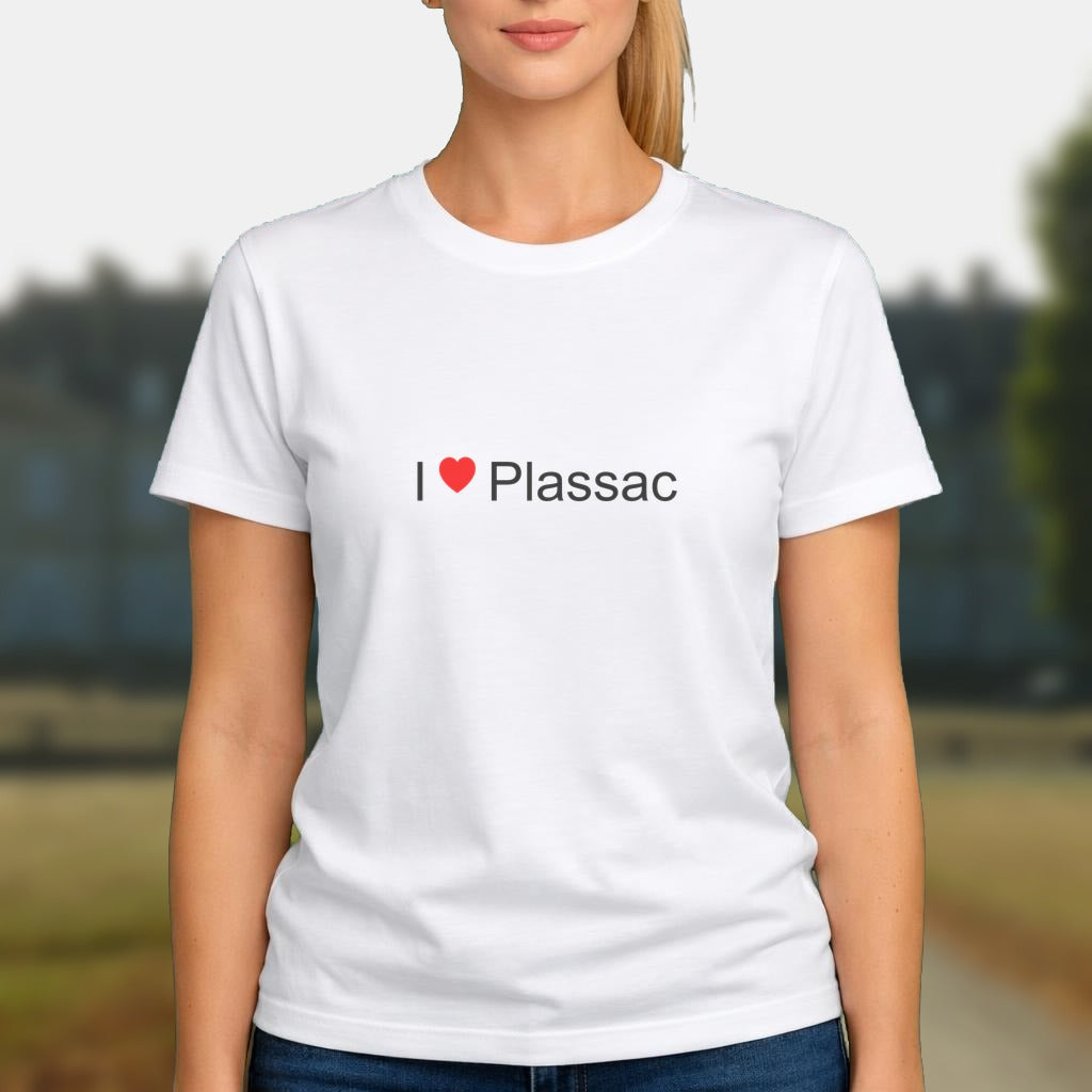 T-shirt I love Plassac