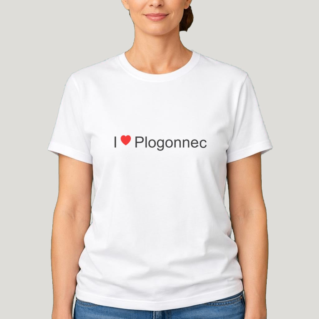 T-shirt I love Plogonnec