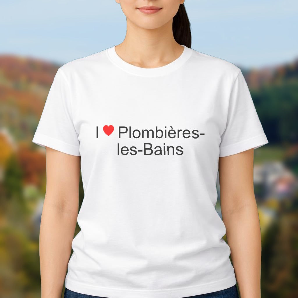 T-shirt I love Plombières-les-Bains
