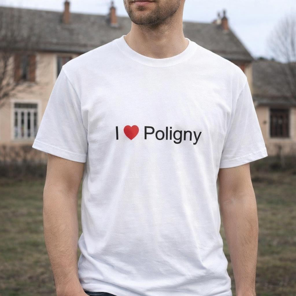 T-shirt I love Poligny