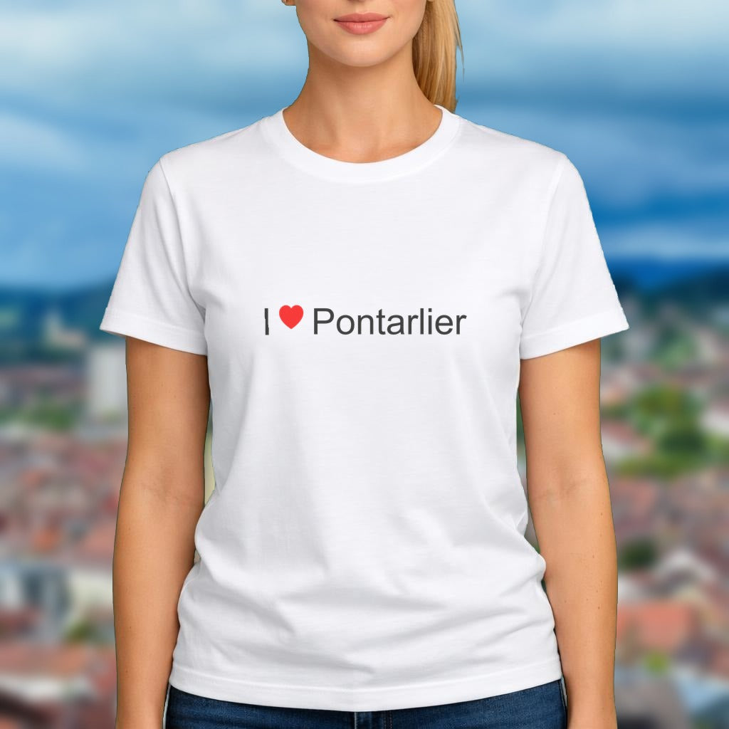 T-shirt I love Pontarlier