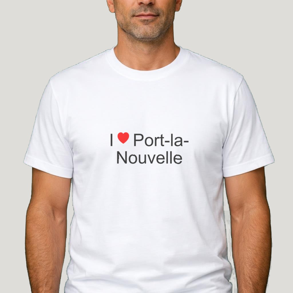 T-shirt I love Port-la-Nouvelle