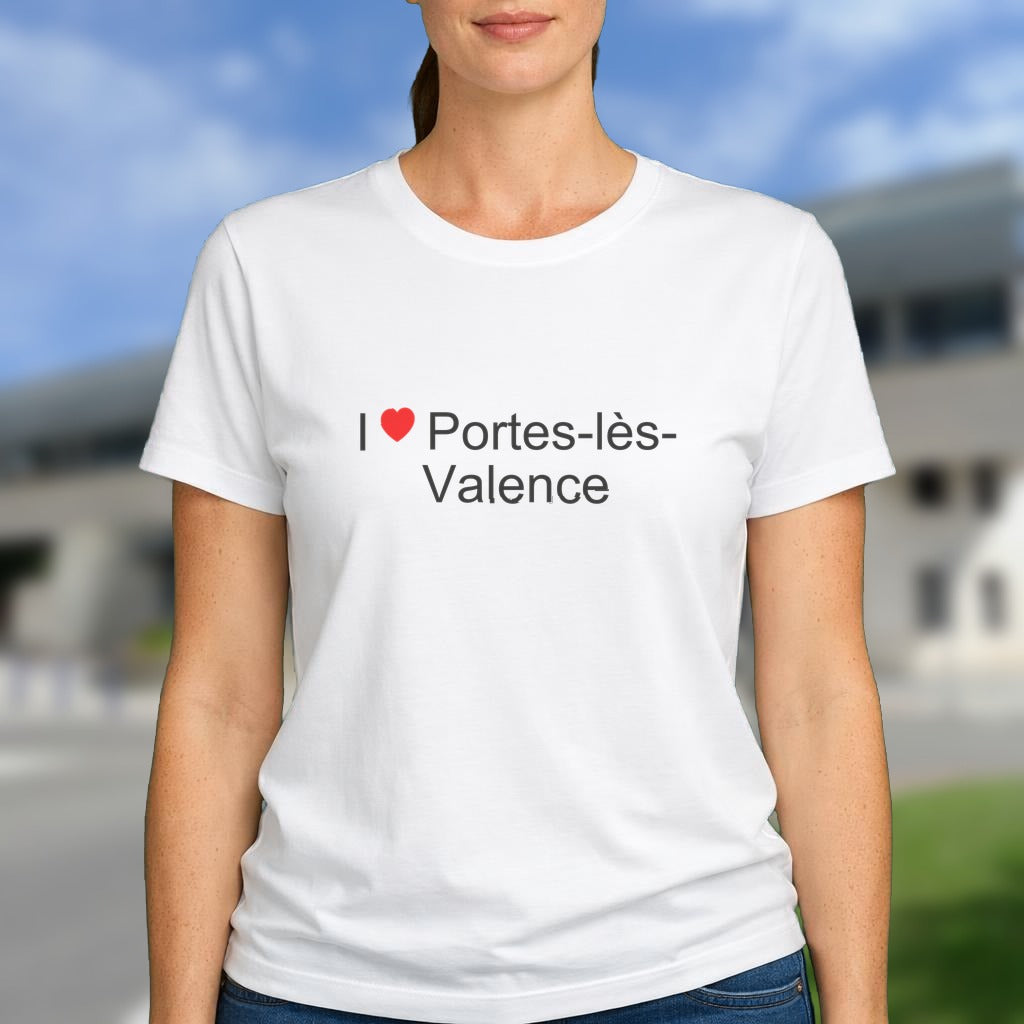T-shirt I love Portes-lès-Valence