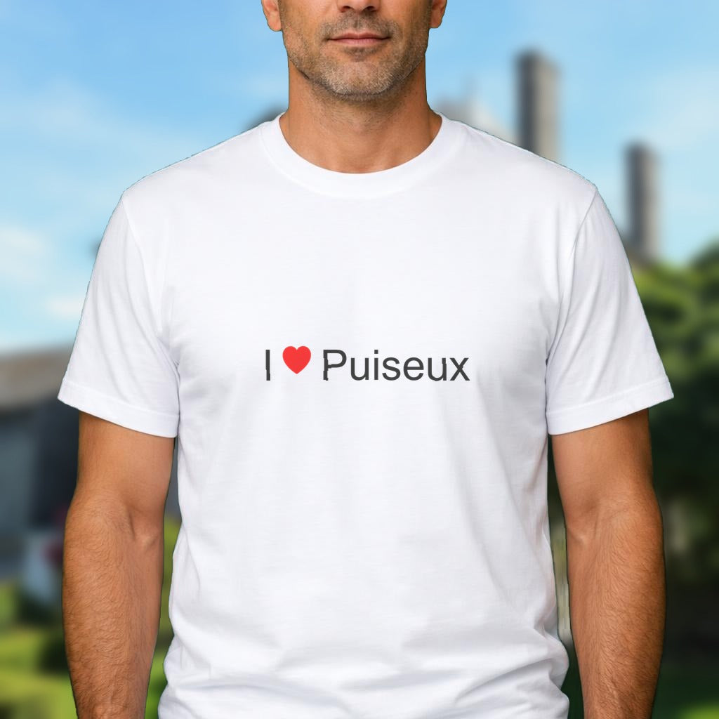 T-shirt I love Puiseux (08)