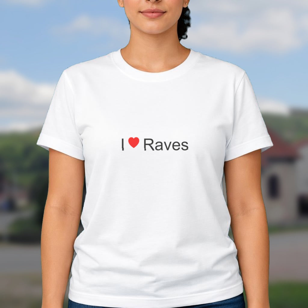 T-shirt I love Raves