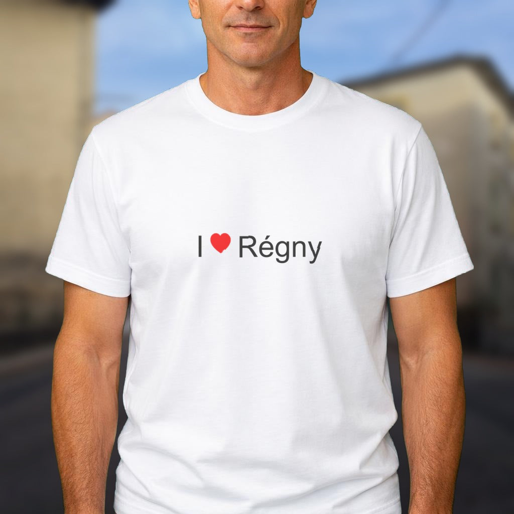 T-shirt I love Régny (42)