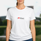 T-shirt I love Riez porté