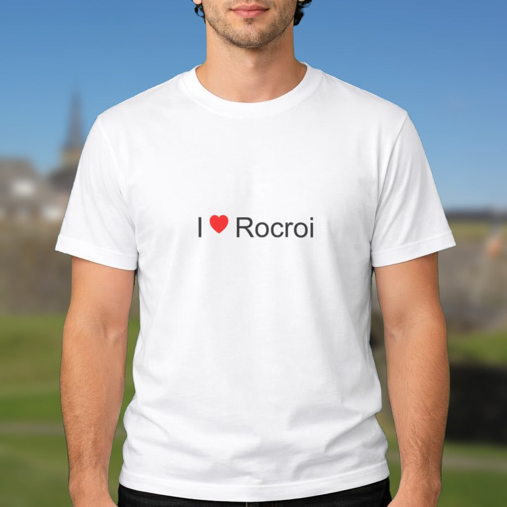 T-shirt I love Rocroi porté