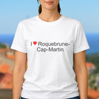 T-shirt I love Roquebrune-Cap-Martin porté