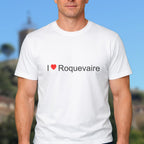 T-shirt I love Roquevaire porté