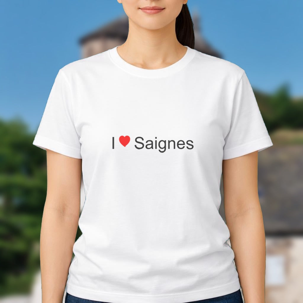 T-shirt I love Saignes (15)