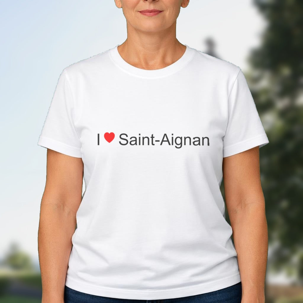 T-shirt I love Saint-Aignan
