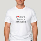 T-shirt I love Saint-Amand-Jartoudeix