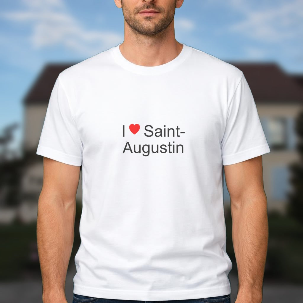T-shirt I love Saint-Augustin