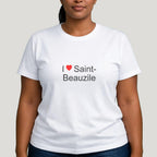 T-shirt I love Saint-Beauzile