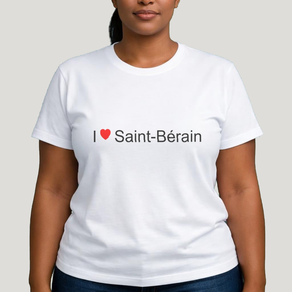 T-shirt I love Saint-Bérain