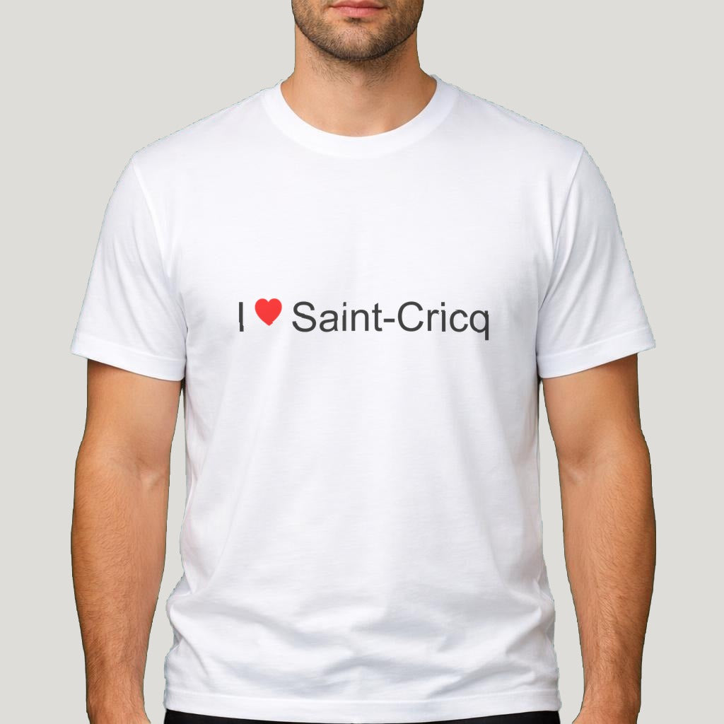 T-shirt I love Saint-Cricq