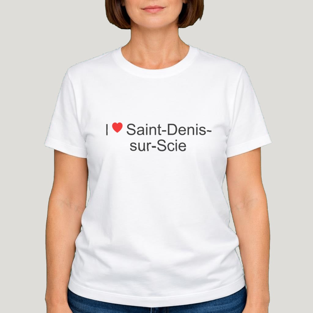 T-shirt I love Saint-Denis-sur-Scie