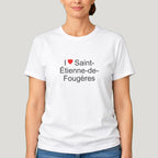 T-shirt I love Saint-Étienne-de-Fougères