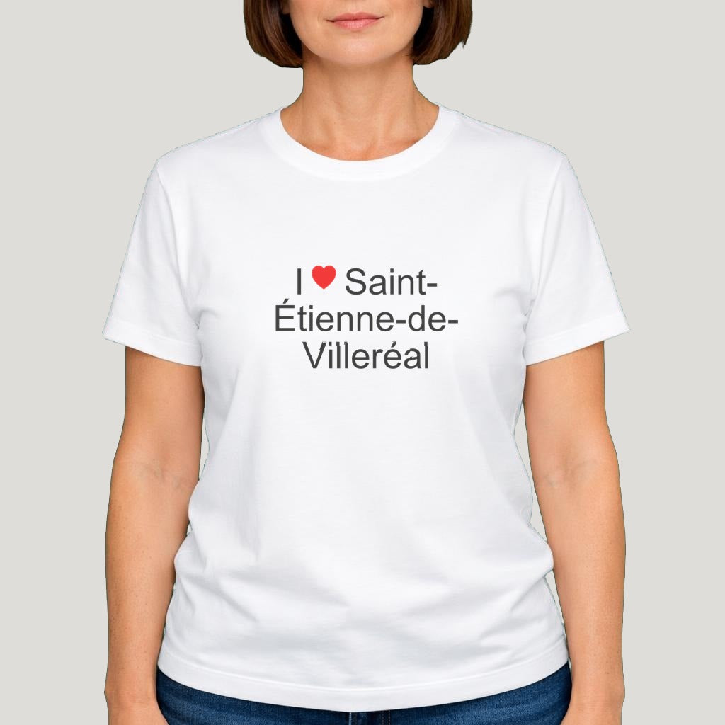 T-shirt I love Saint-Étienne-de-Villeréal