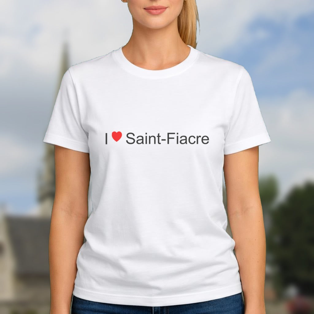T-shirt I love Saint-Fiacre (22)