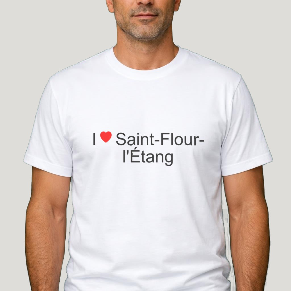 T-shirt I love Saint-Flour-l'Étang