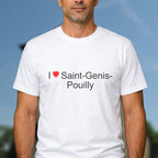 T-shirt I love Saint-Genis-Pouilly porté